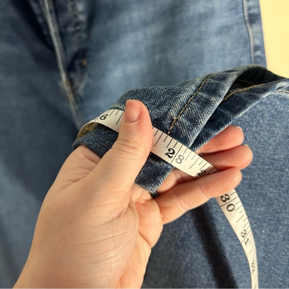 Banana Republic Women’s High Rise Straight Jeans Medium Wash Size 33 US 16 - Picture 9 of 11